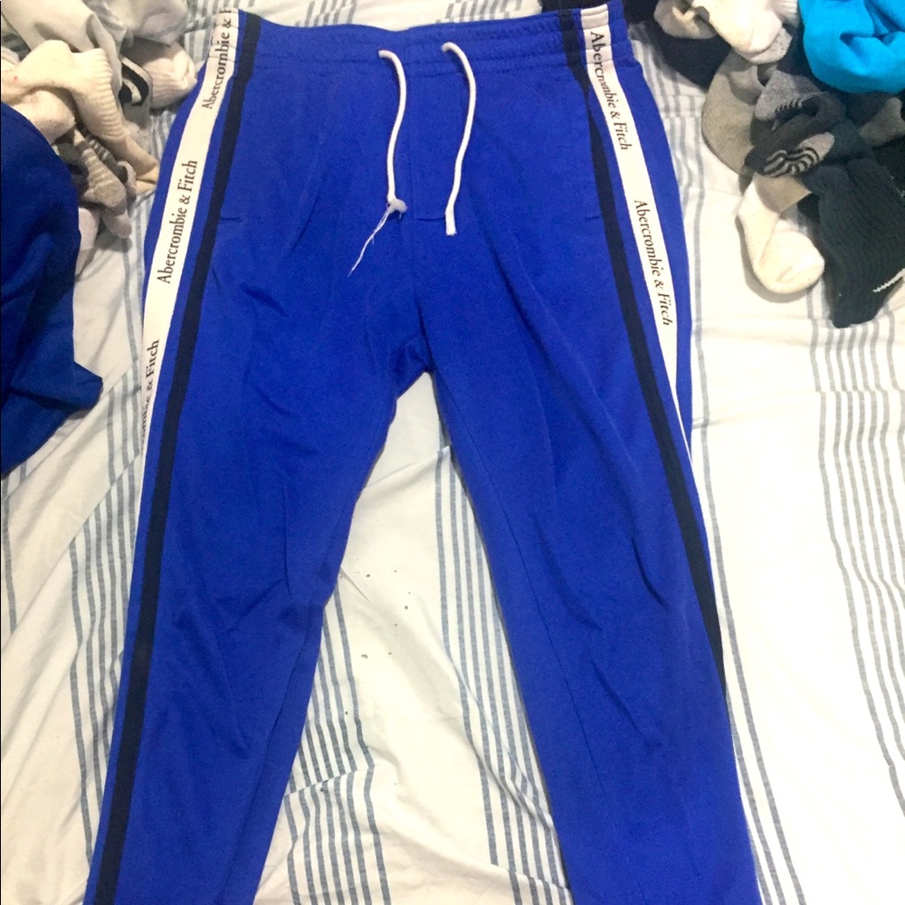 Blue Abercrombie & Fitch Sweatpants/JoggersS-Small